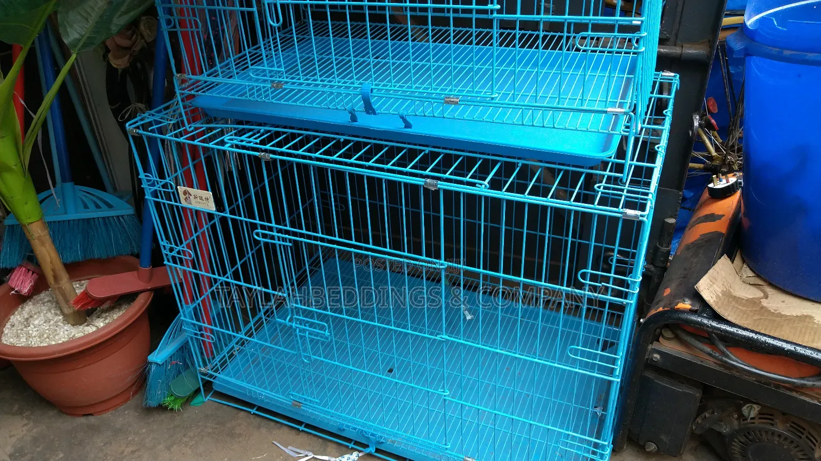 Dog Cage With Removable Tray Suitable for Small Midium Large Breeds