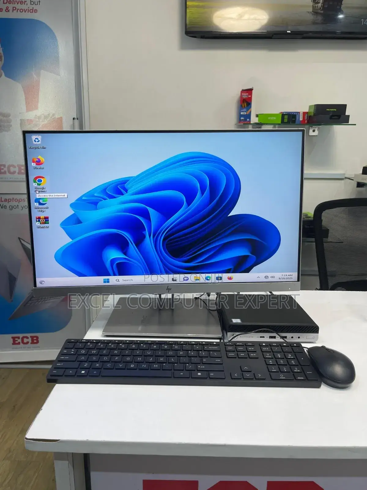 New Desktop Computer HP Z2 G4 Mini 8GB Intel Core i5 SSD 256GB