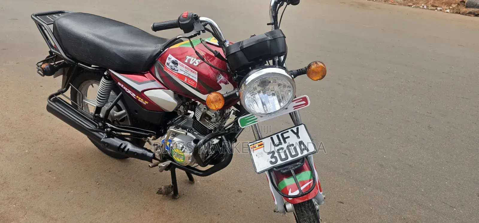 TVS HLX 125 2023 Red