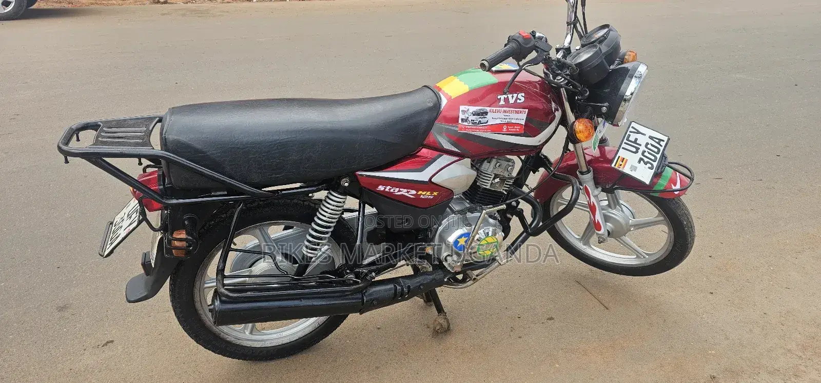 TVS HLX 125 2023 Red