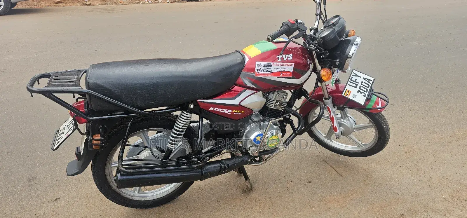 TVS HLX 125 2023 Red