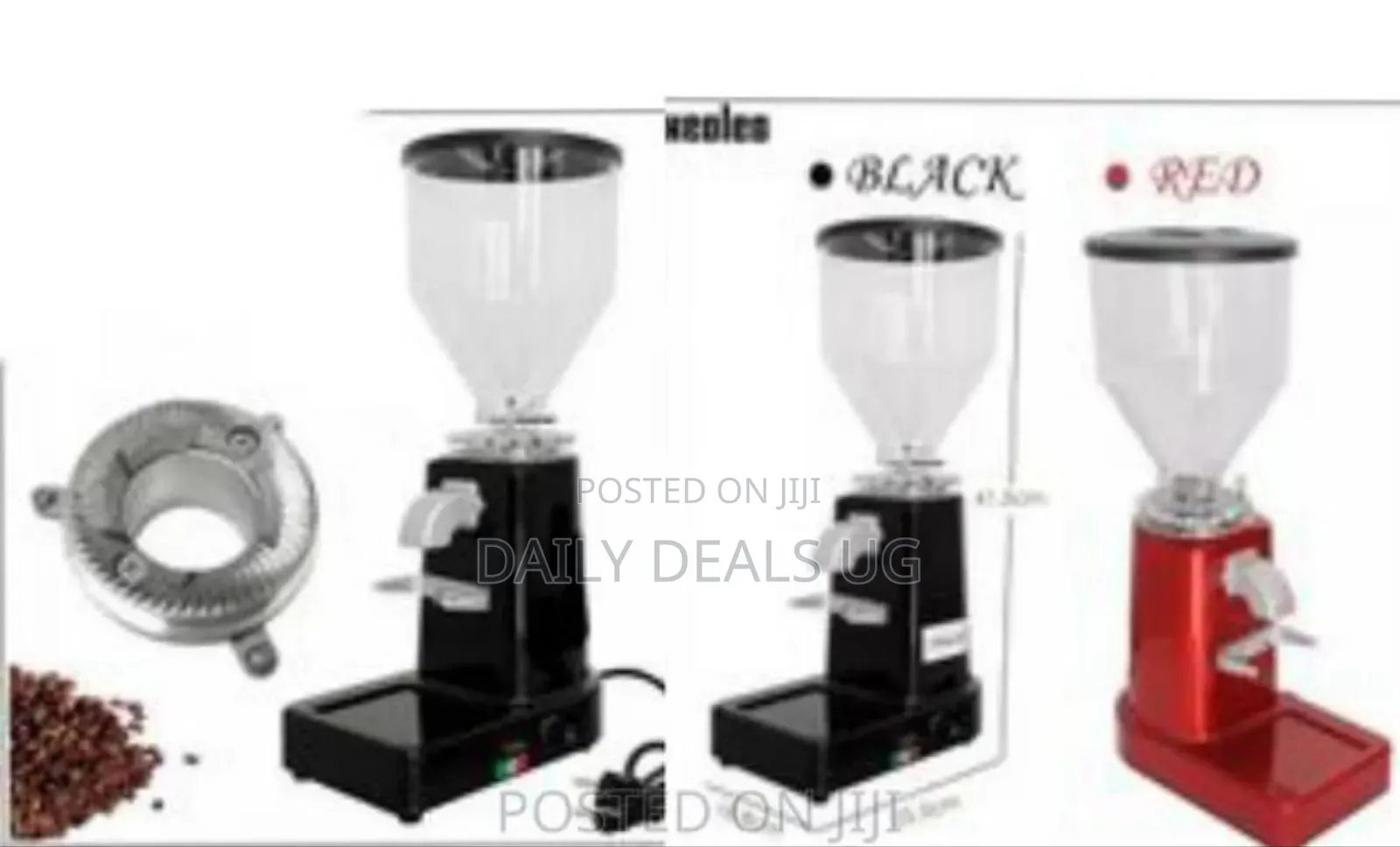 Commercial Electric Espresso Coffee Grinder Machine - Multi-colour