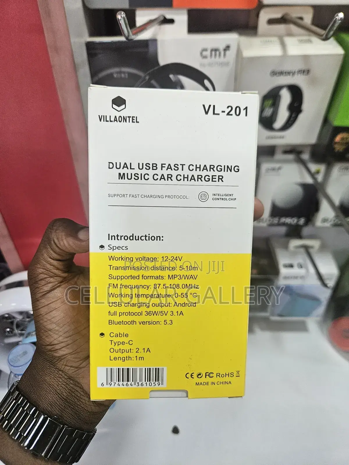 Villaontel Car Mp3 Charger 36w