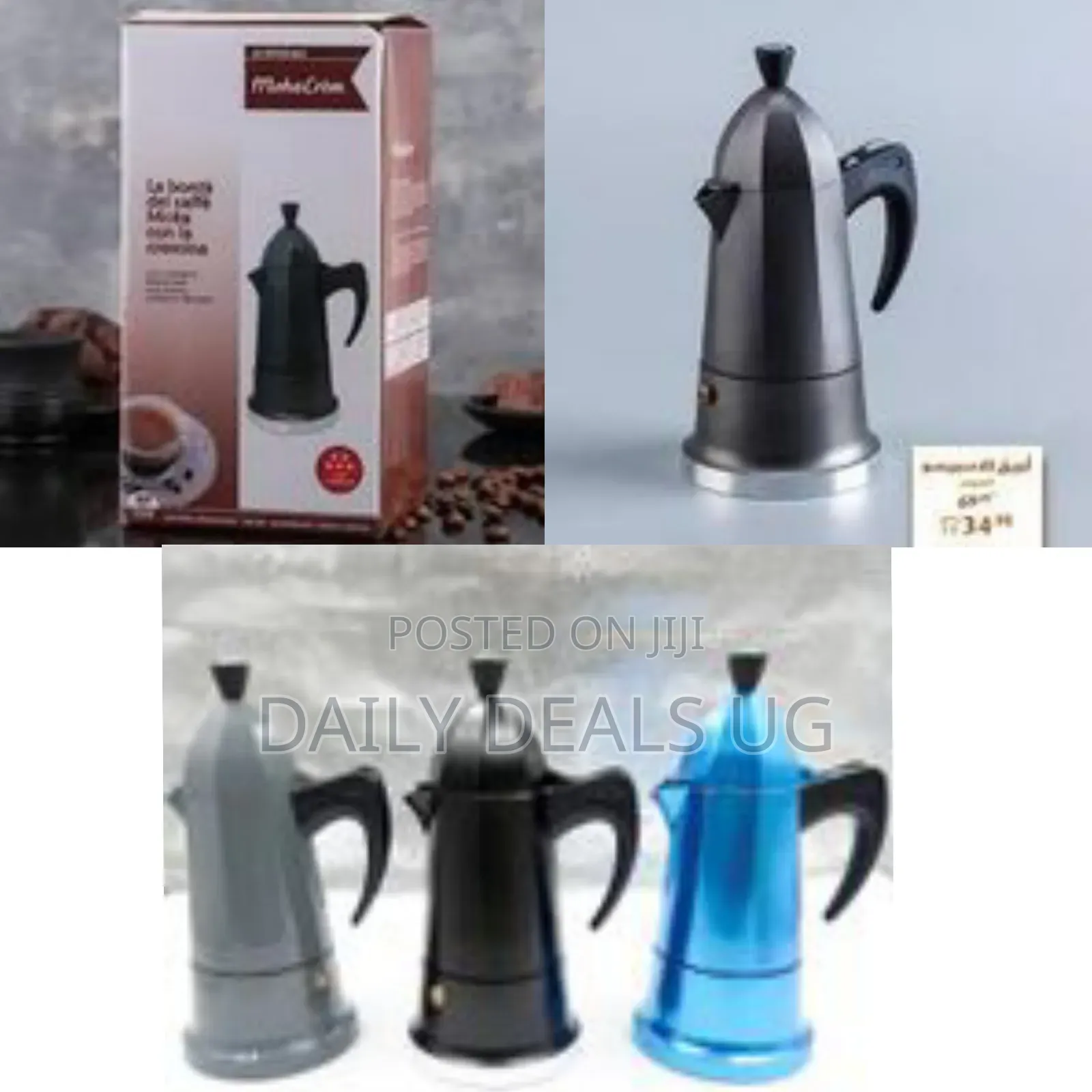 6 Cups Moka Pot Large Capacity Stainless Steel 304 Moka Pot Coffee