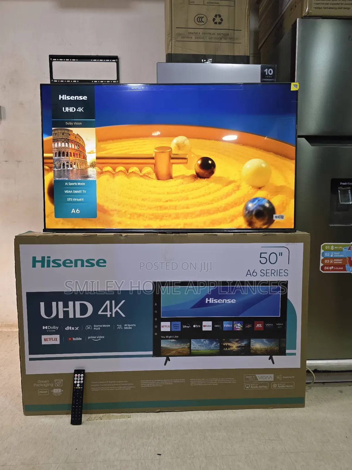 50inches Hisense Uhd- Vidaa Smart Tv A6 Series on Black Friday Price