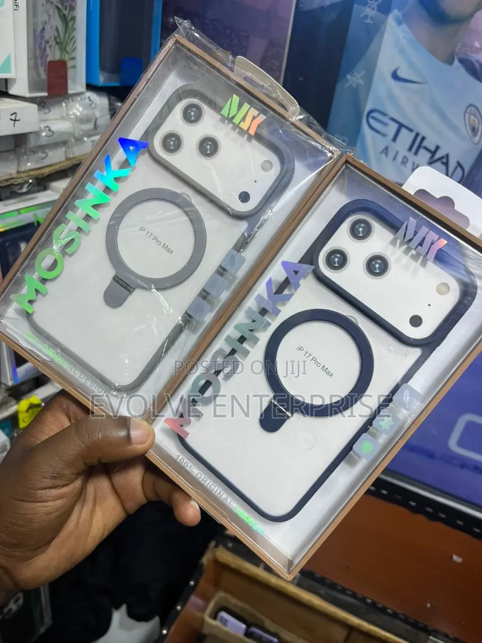iPhone 17 Pro Max Luxury Transparent Magsafe Covers