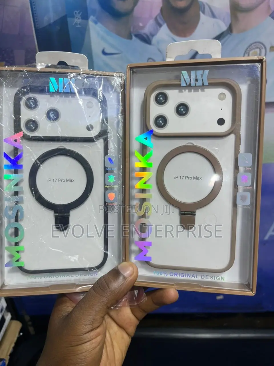 iPhone 17 Pro Max Luxury Transparent Magsafe Covers