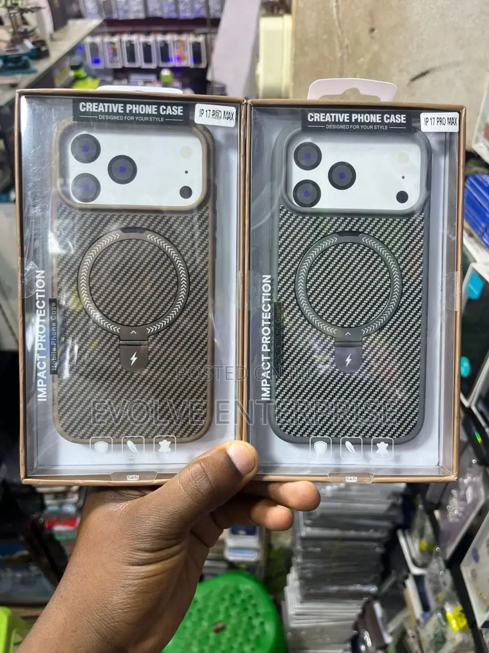 Carbon Fibre Covers for iPhone 17 Pro Max