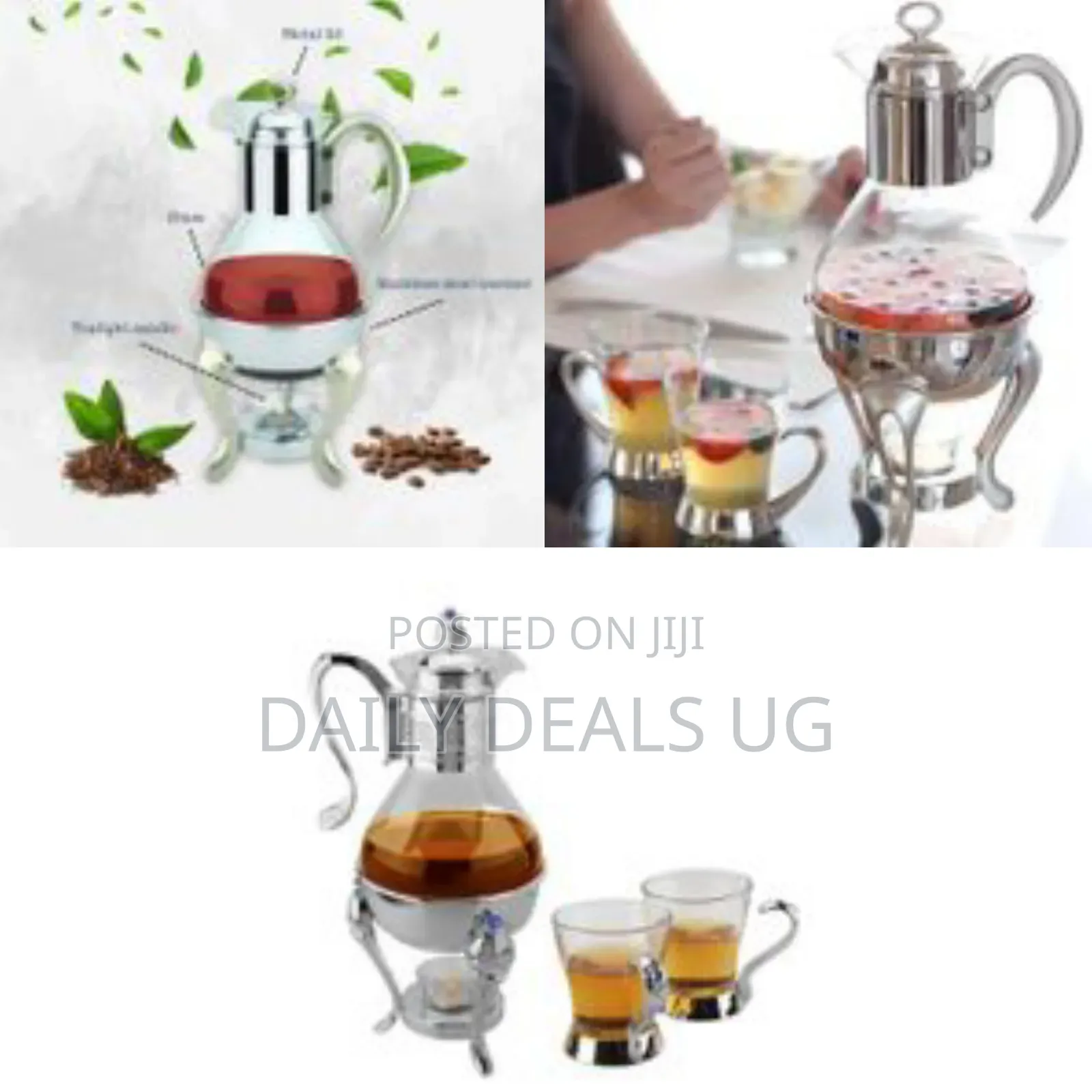Regent Ovation Deluxe Stainless Steel Coffee/Tea Warmer - 6cups