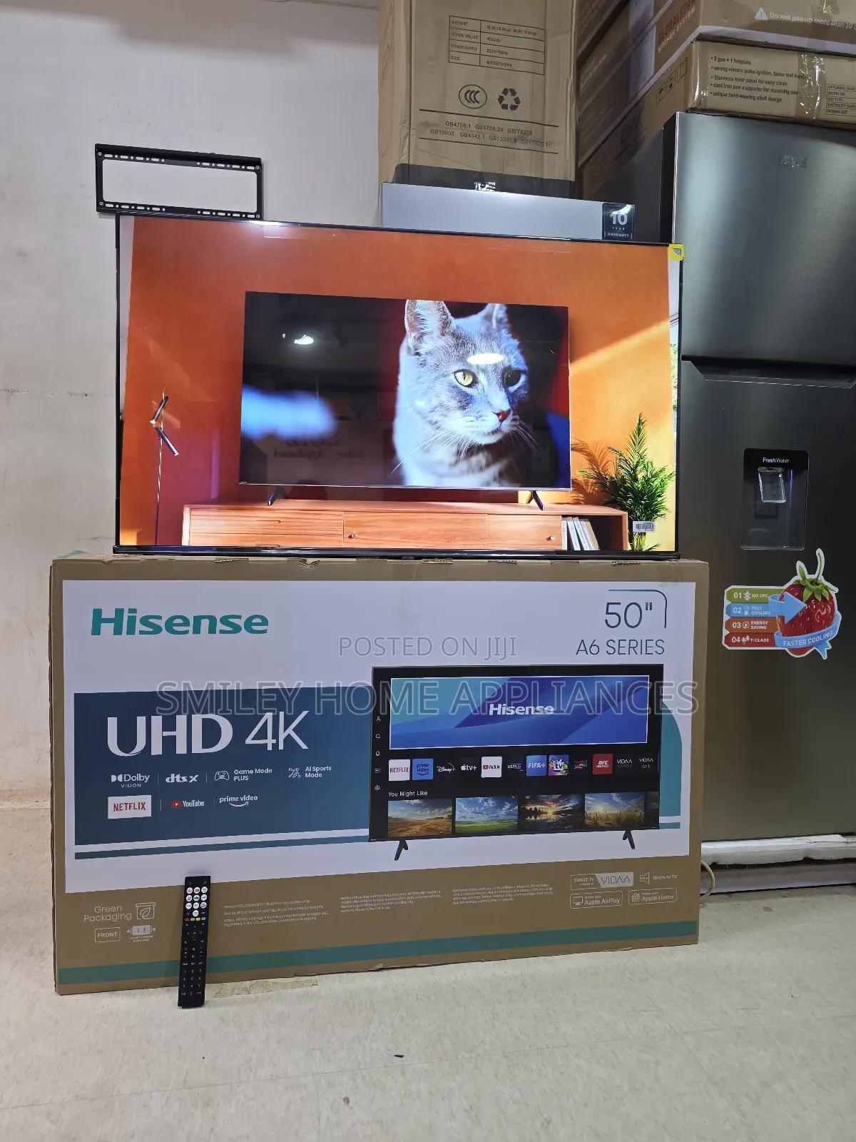 Newly Restocked Hisense 50inches Vidaa Smart Uhd4k A6series Digital Tv