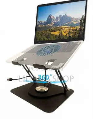 360° Rotating Laptop Stand With Fan
