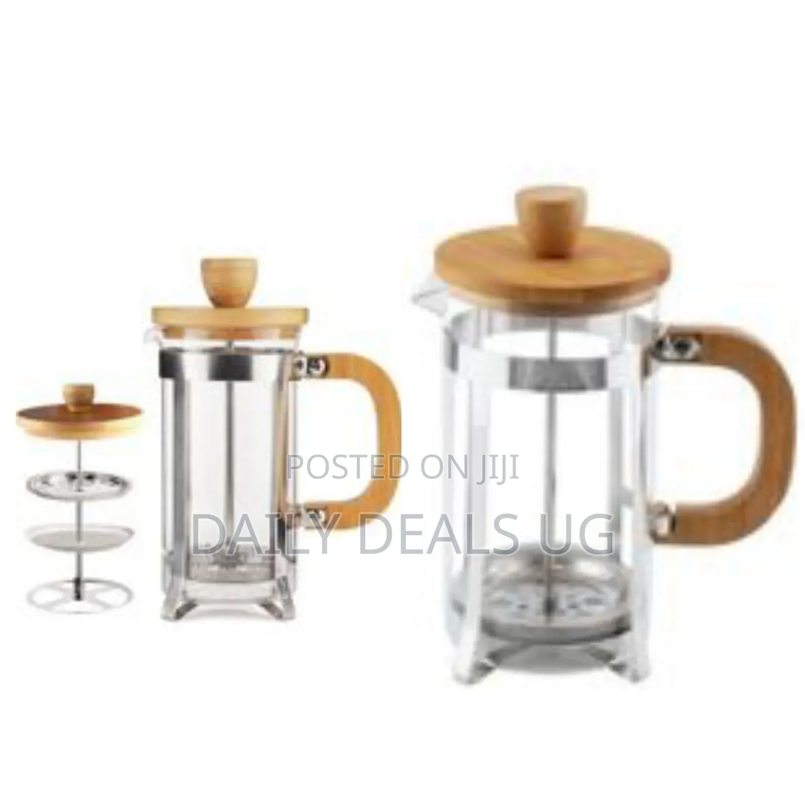 800ml Bamboo/Stainless Steel French Press Coffee Espresso Tea Maker