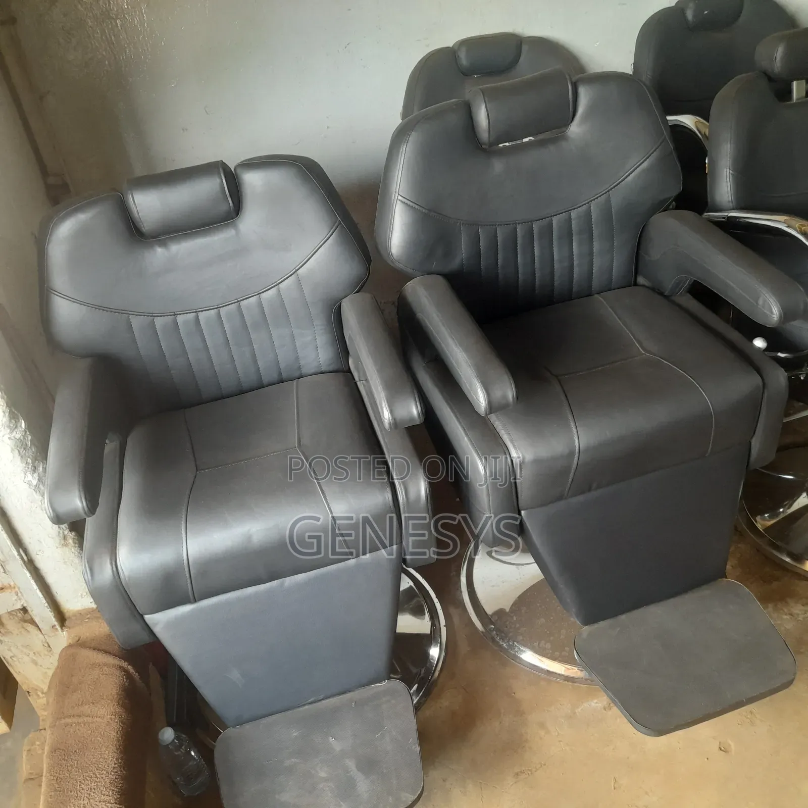Genuine Leather Barber Chairs