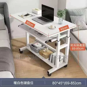 White Strong Large Office/Study Room Laptop Table