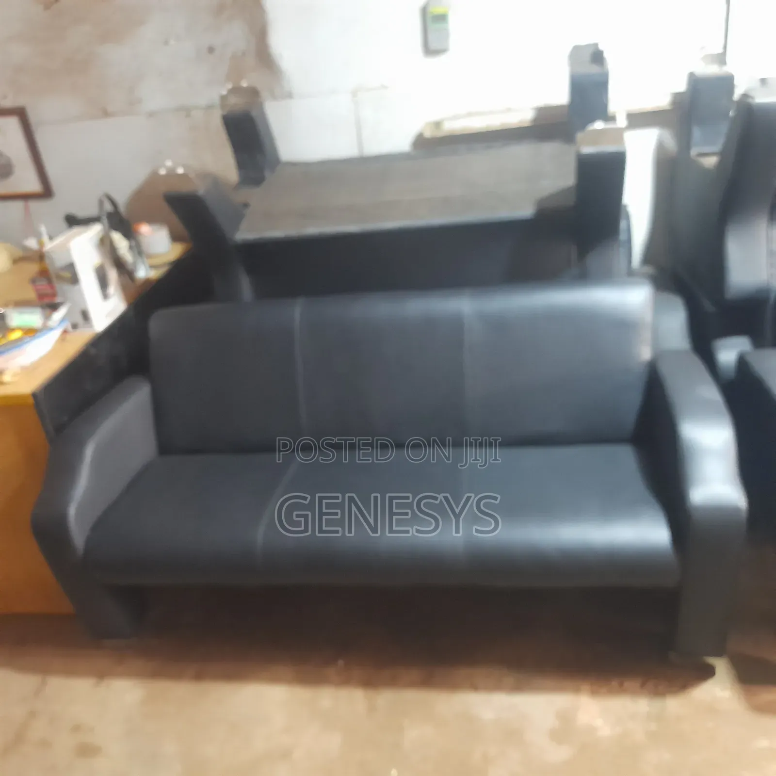 Genuine Leather Visitor's Chair