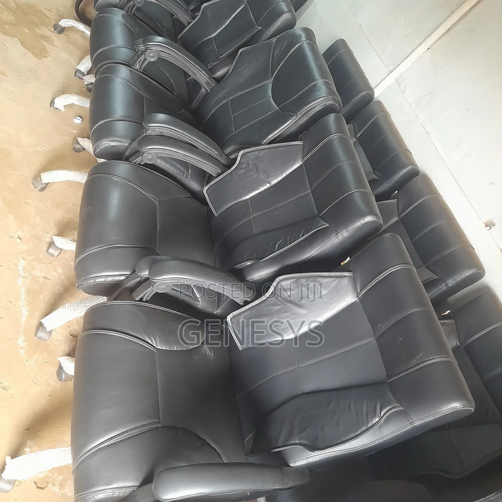 Genuine Leather High Back Office Chairs