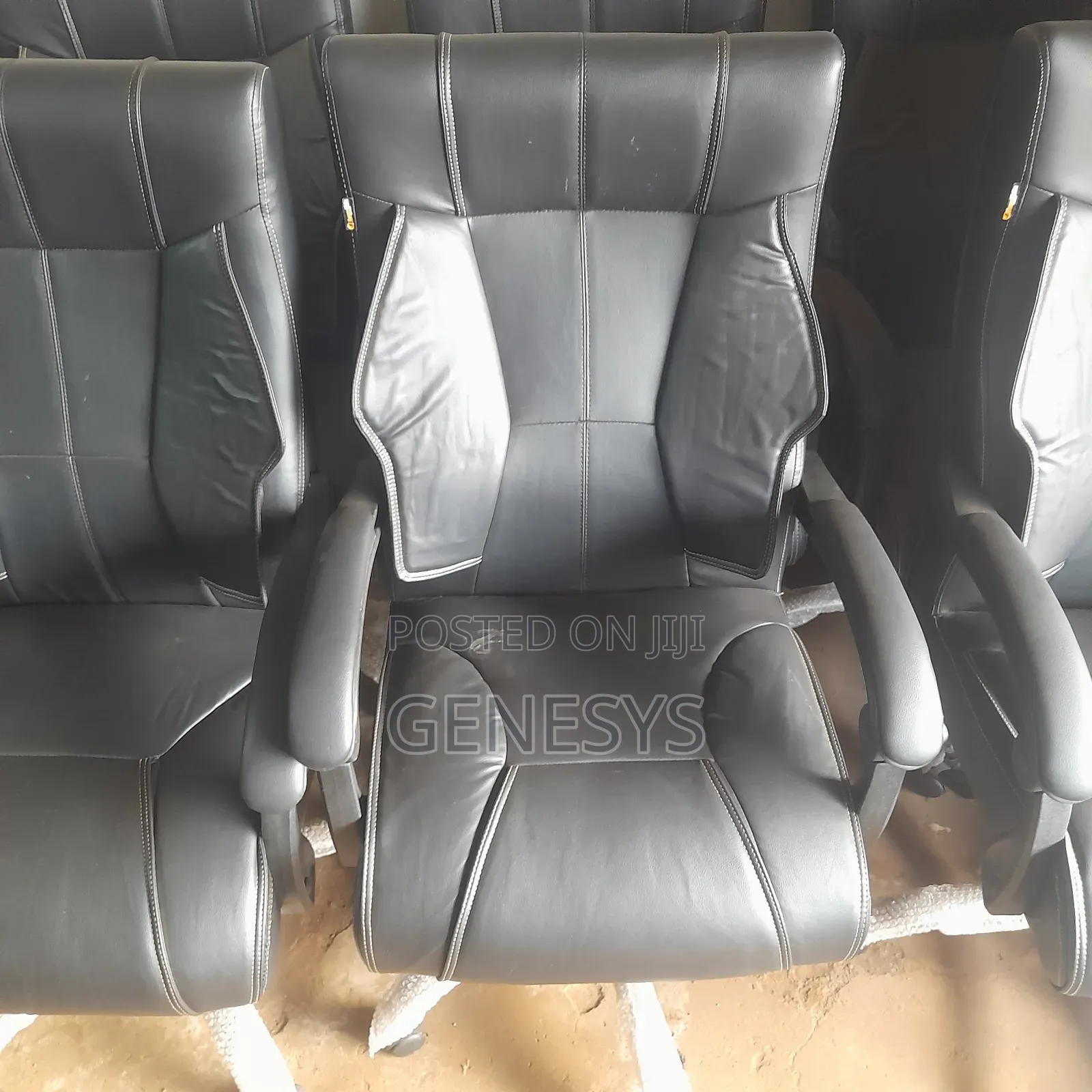Genuine Leather High Back Office Chairs