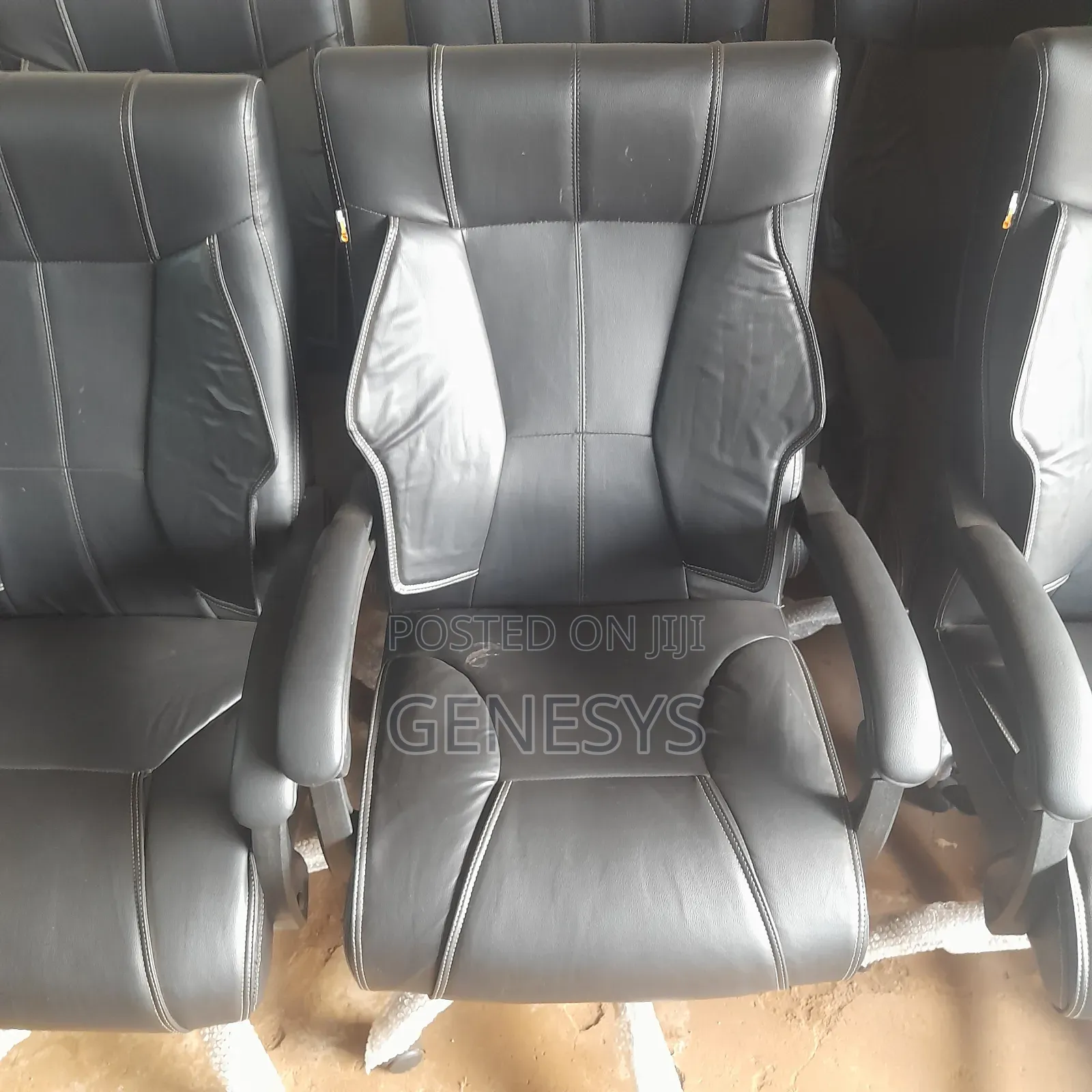 Genuine Leather High Back Office Chairs
