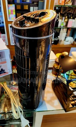 A Neo 14” 6 Speed Electric Desk Tower Fan.