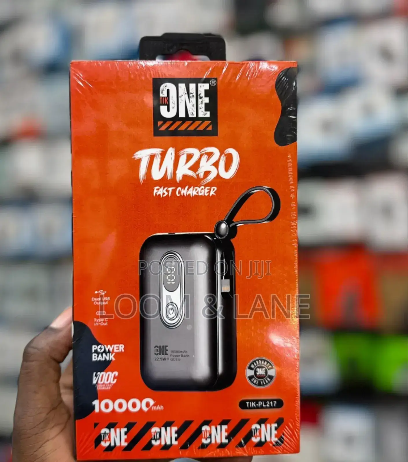Tikone 10,000mah 22.5w Turbo Fast Charger Dual Usb Output