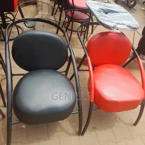Low Back Genuine Leather Saloon Sink Chairs