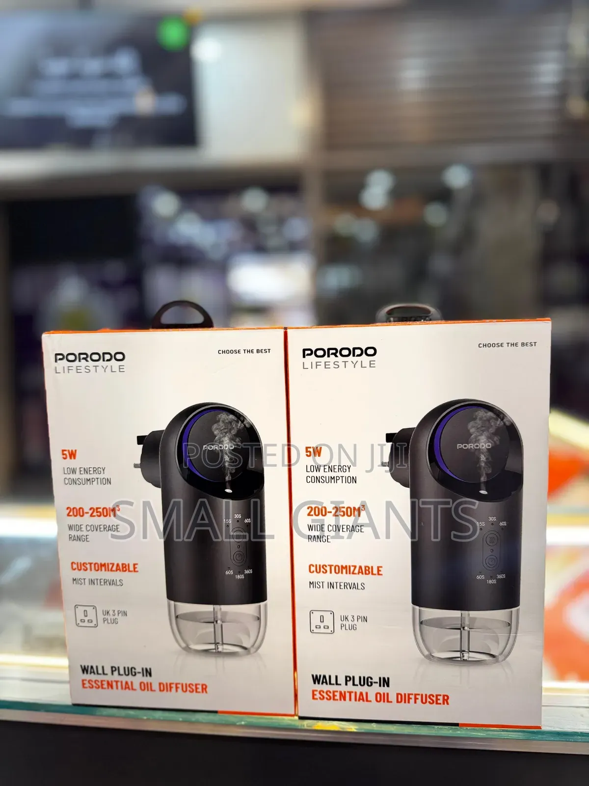 Porodo Lifestyle Wall Plug-in Essential Oil Diffuser