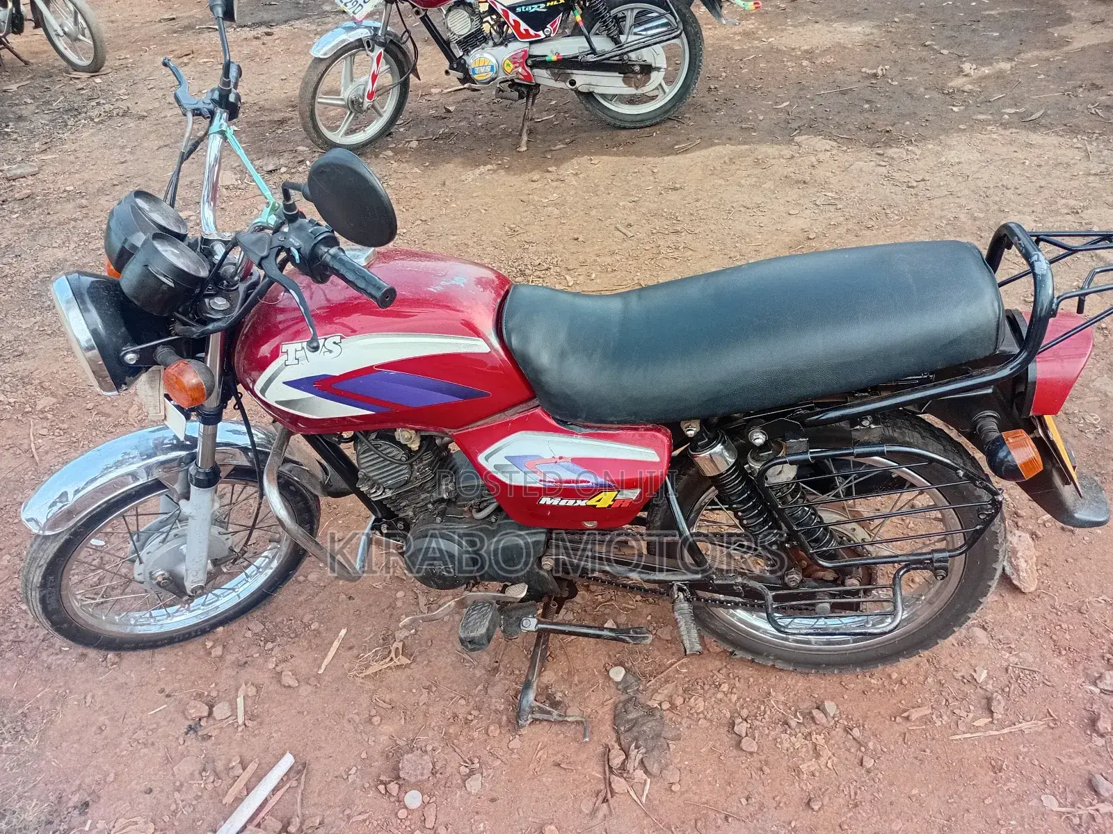 TVS XL 100 2023 Red
