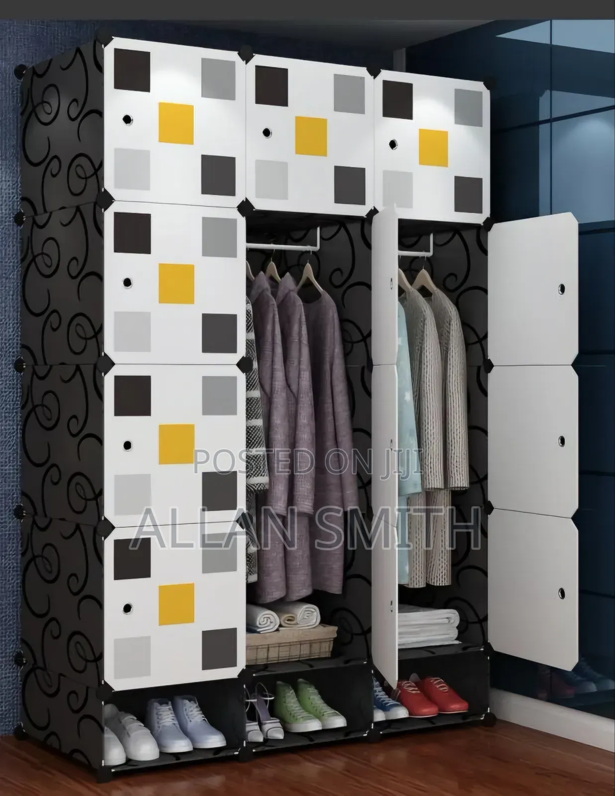 3 Colum Plastic Closet
