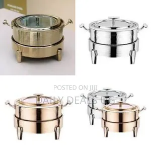 1 Piece of Mini Round Serving Dish Chafing Dishes Food Warmer