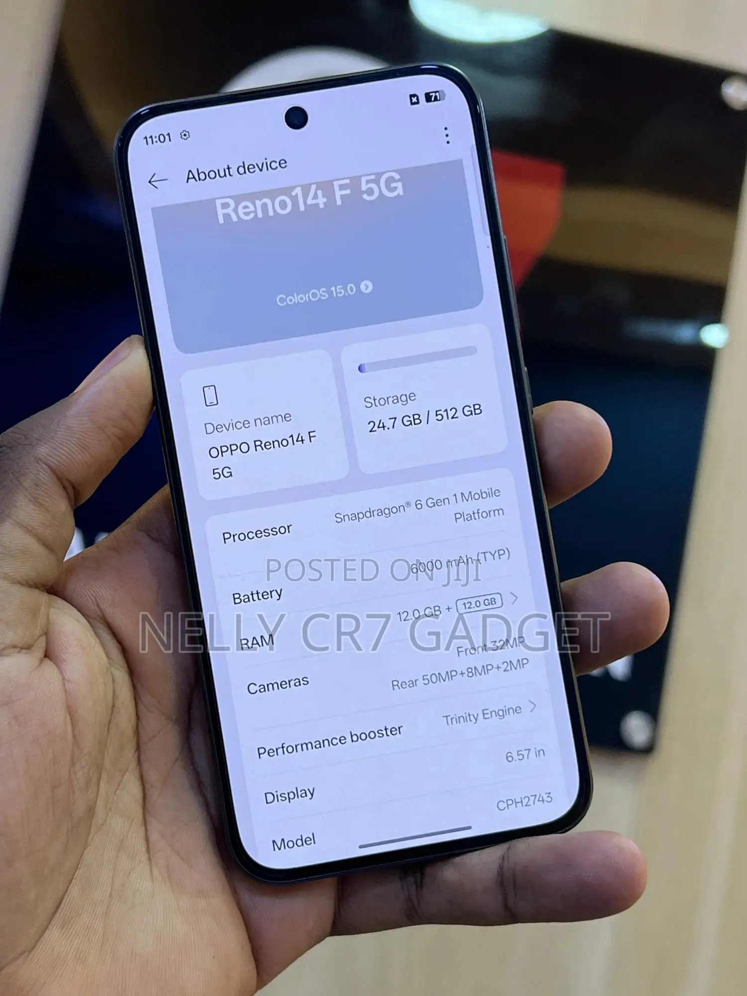 Oppo Reno14 F 512 GB Green
