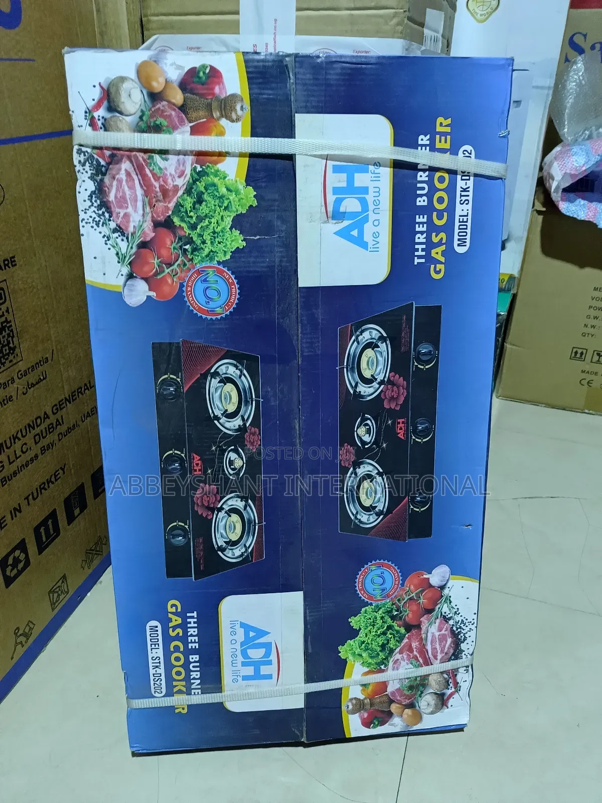 Adh Gas Stoves/3 Burner Gas Plates Adh Brand