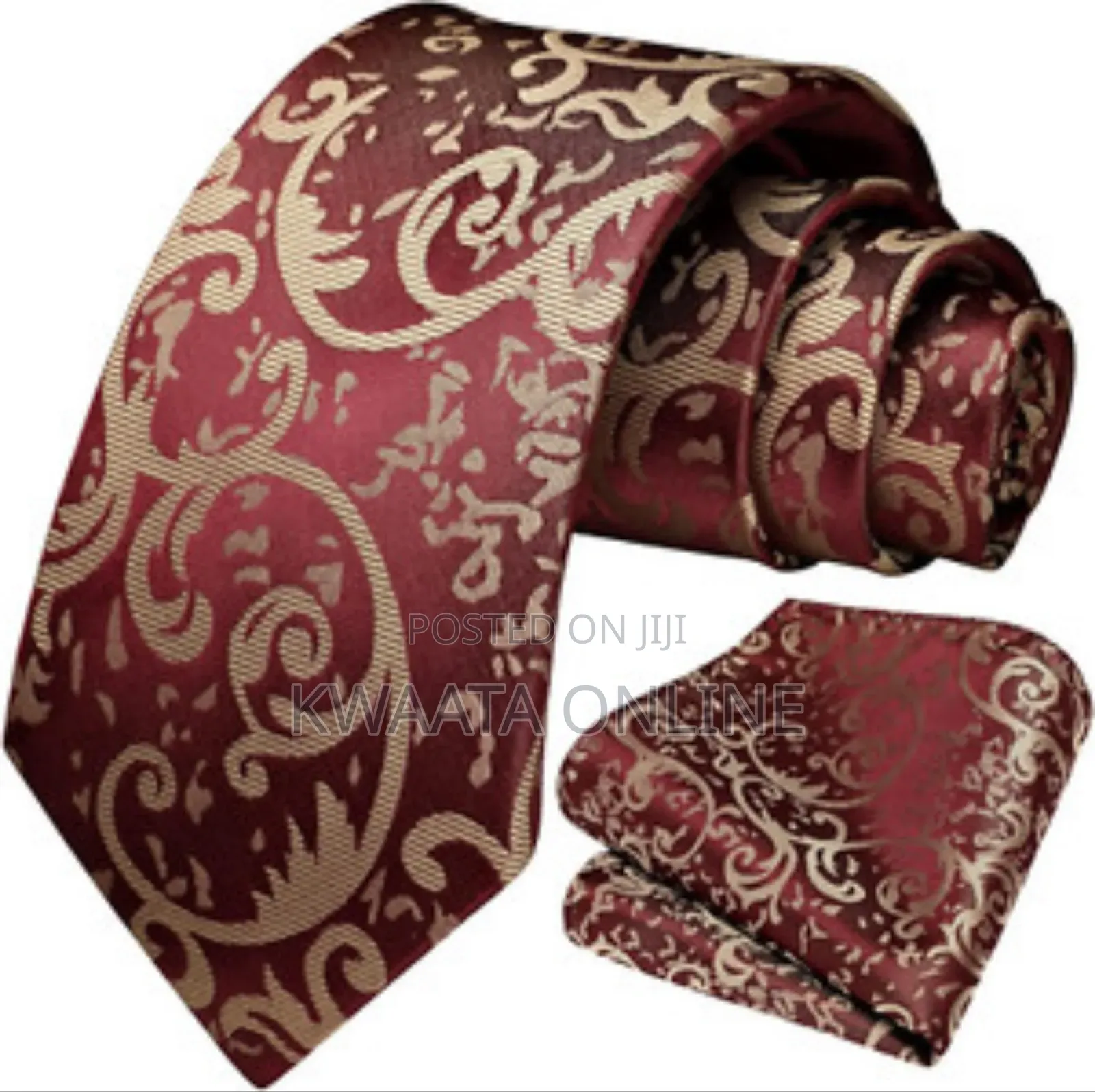 Classic Men's Silk Tie Set Necktie With Pocket Square