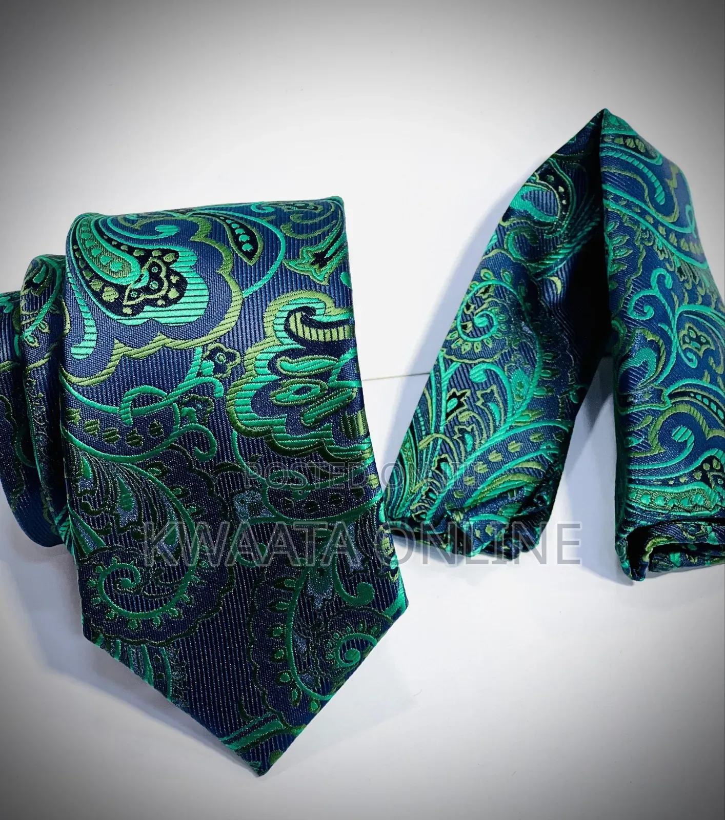 Classic Men's Silk Tie Set Necktie With Pocket Square