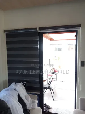 Double Door Zebra Roller Blinds for Home Use