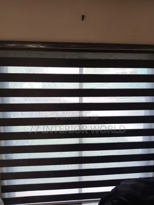 Stripes Roller Window Blinds Suitable for Office and Home Use