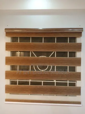 Mahogany Zebra Window Blinds Suitable for Home and Office Use