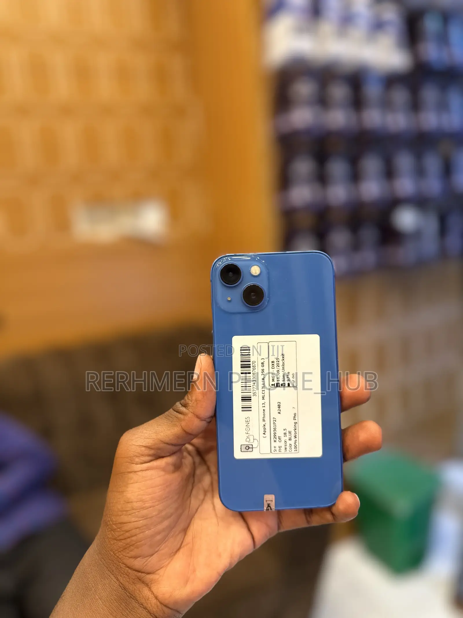 New Apple iPhone 13 128 GB Blue