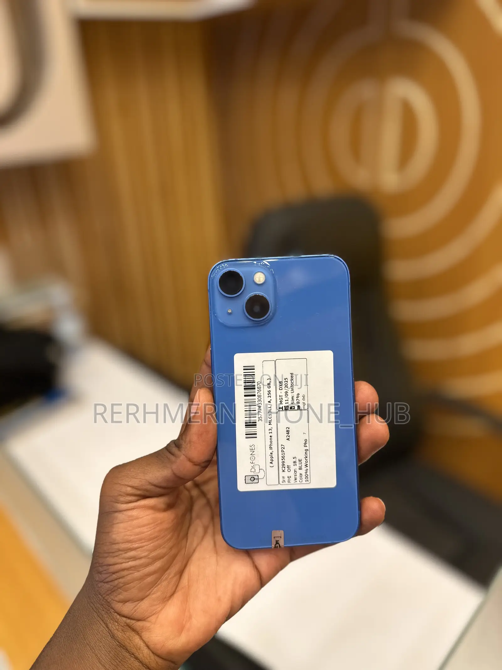 New Apple iPhone 13 128 GB Blue