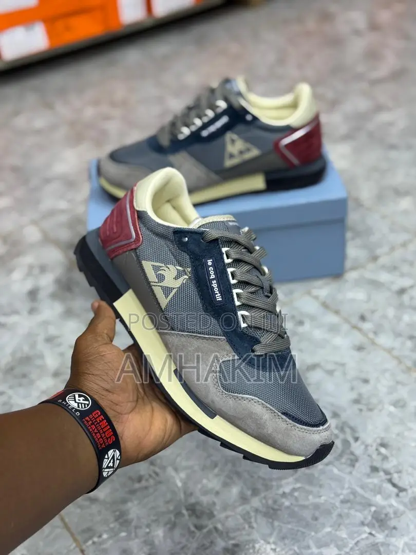 Classic Men's Suede Le Coq Sportif Sneakers in Stock