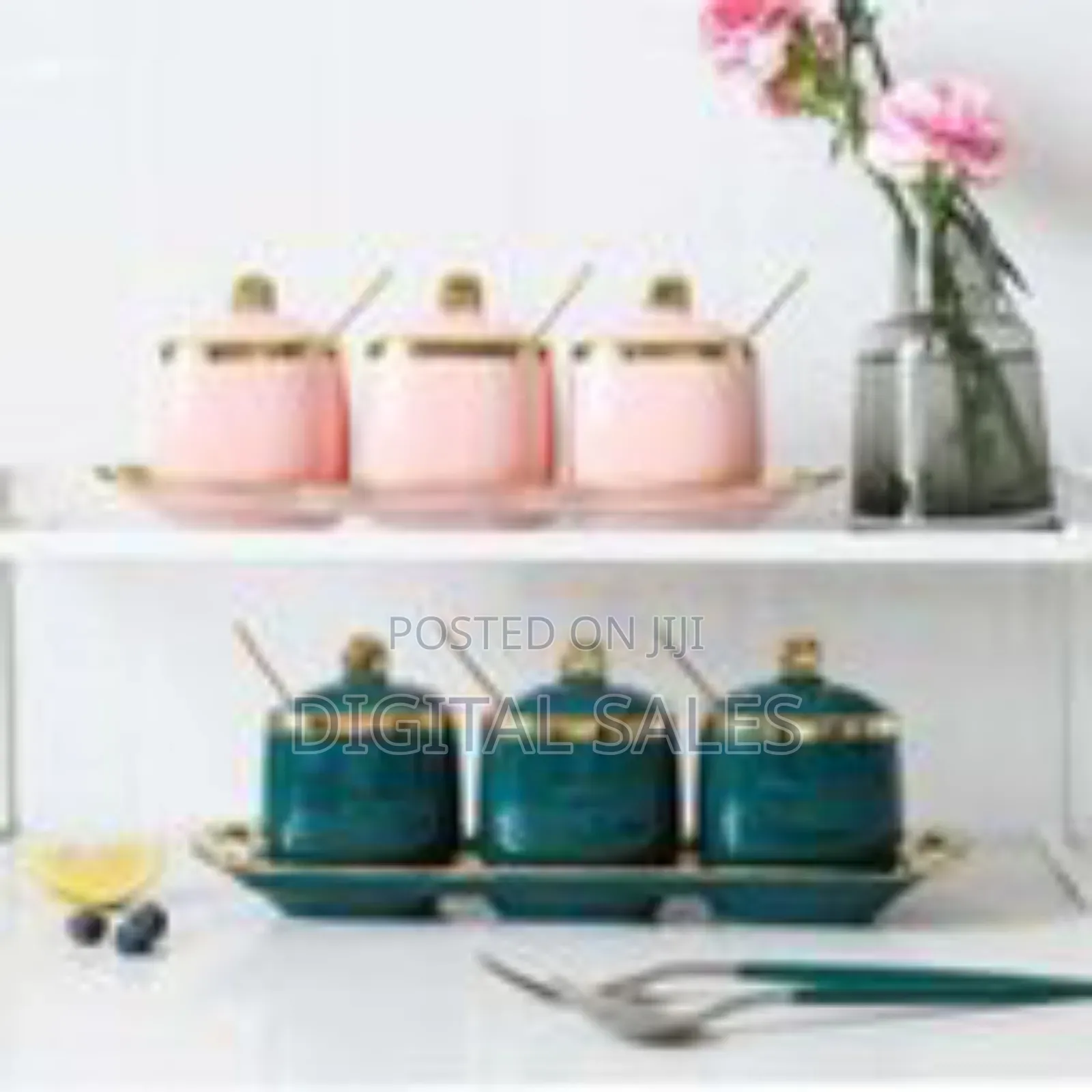 3 Piece Sugar Bowl, Coffee,Tea Canister Storage Containers