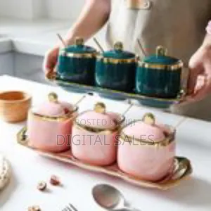 3 Piece Sugar Bowl, Coffee,Tea Canister Storage Containers