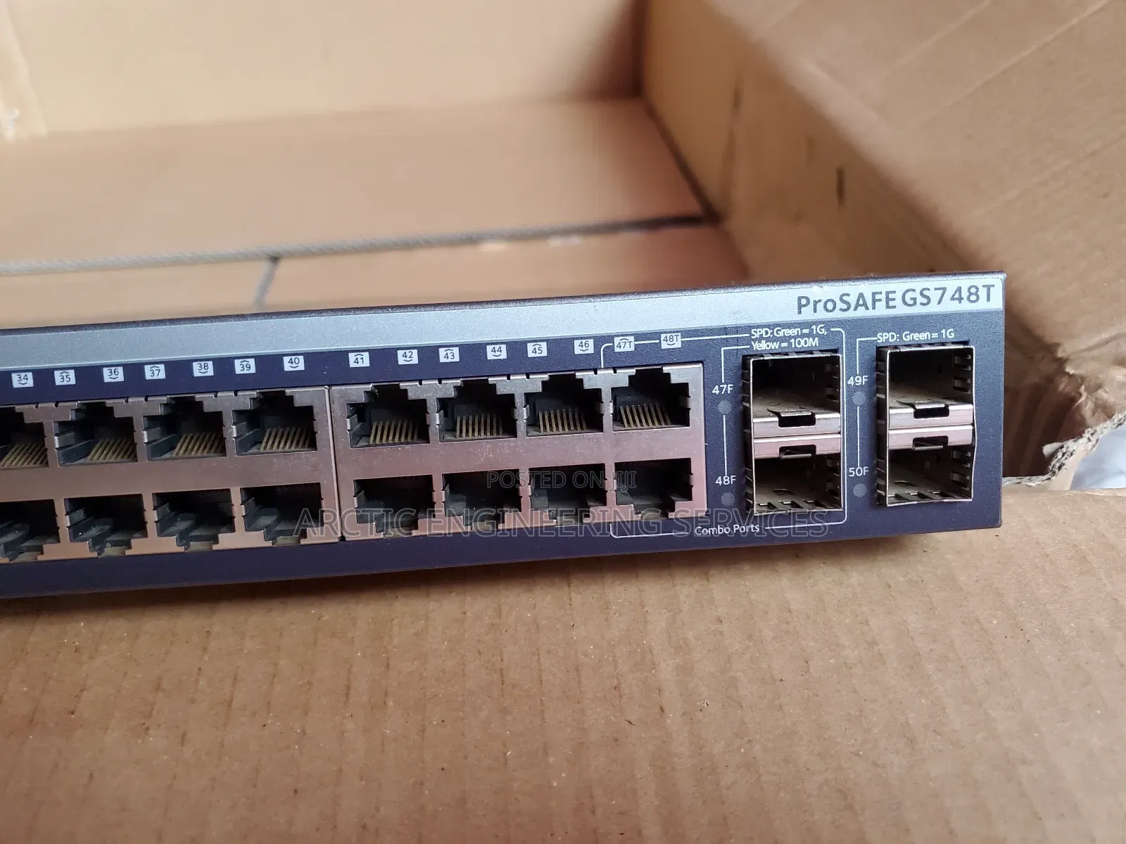 Prosafe Netgear Gs748t V5 Managed Gigabit Smart Switch