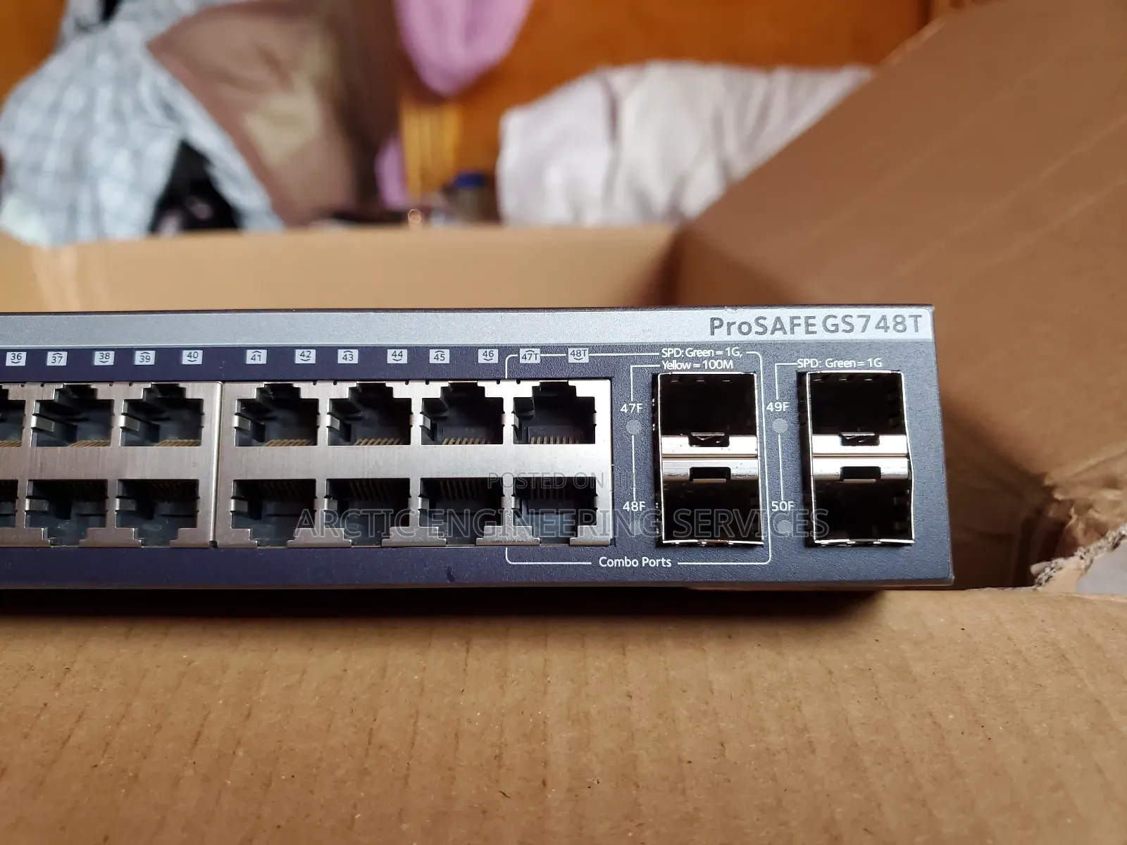 Prosafe Netgear Gs748t V5 Managed Gigabit Smart Switch