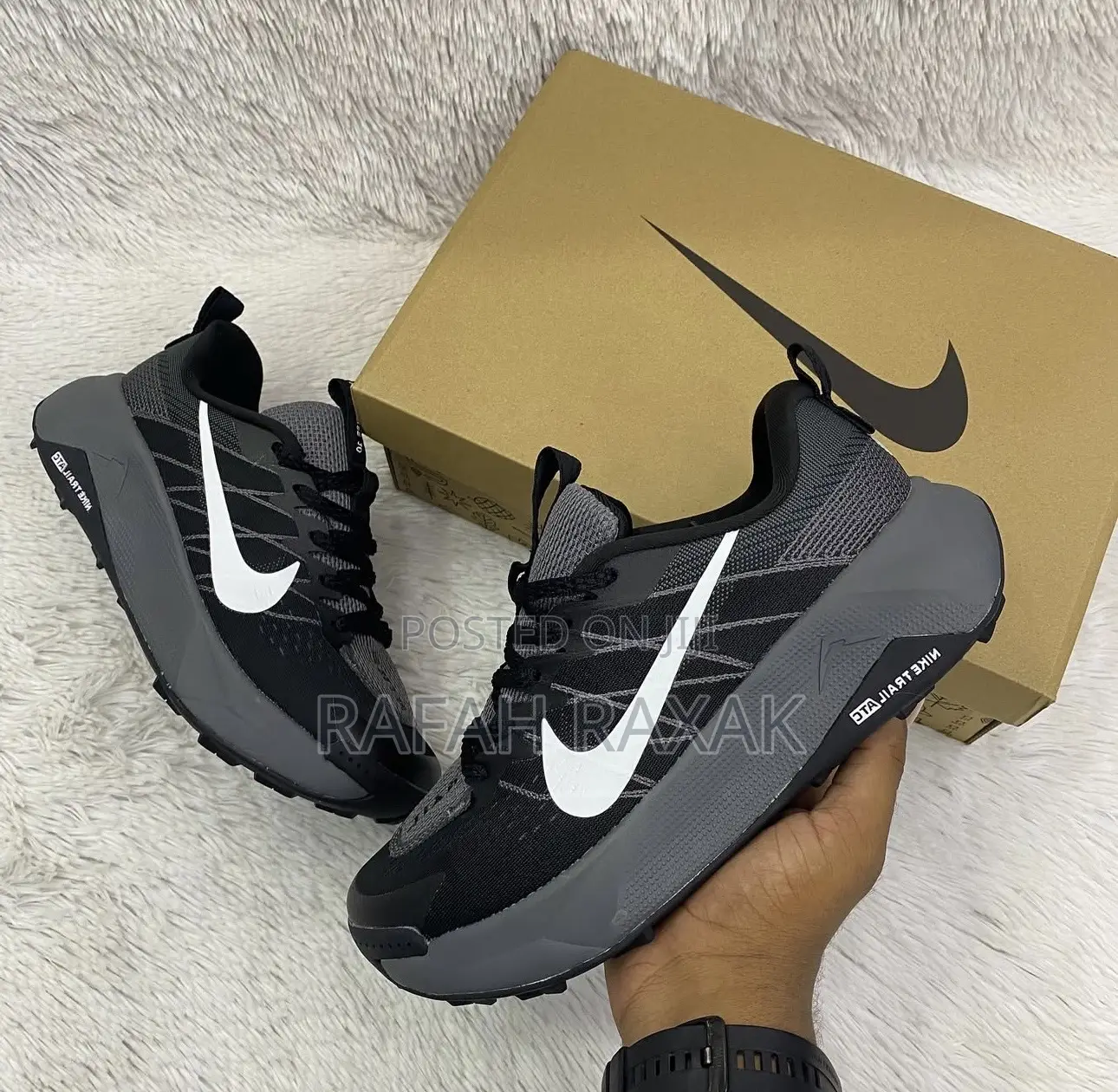 Original Men’S Black Nike Trail Atc X Wildhorse Hike Running Sneakers