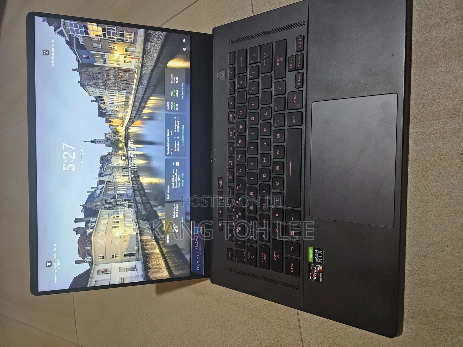 Laptop Asus ROG Zephyrus G15 16GB AMD Ryzen 9 SSD 1T