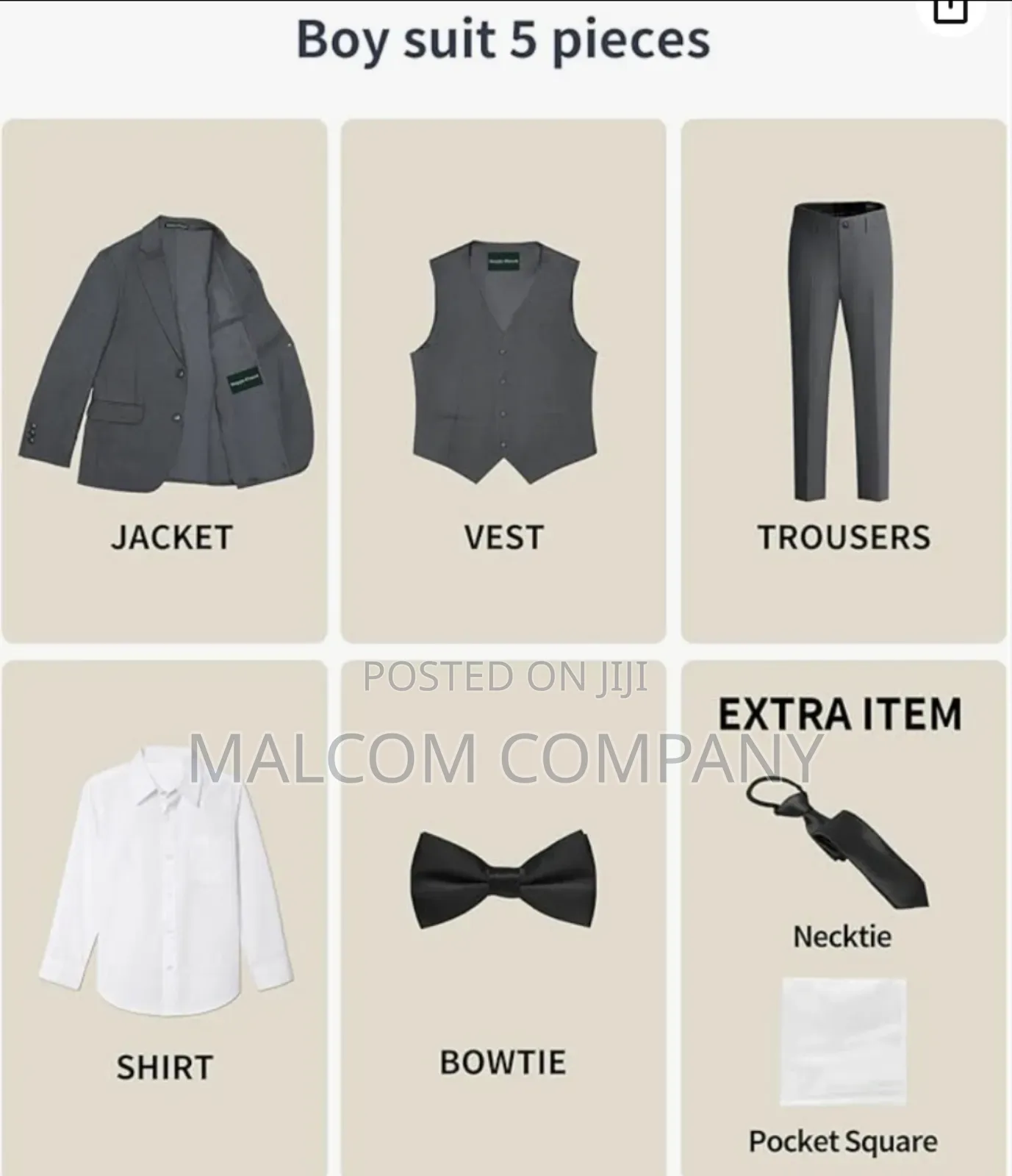 Gray Suits for Boys for Sale in Kampala