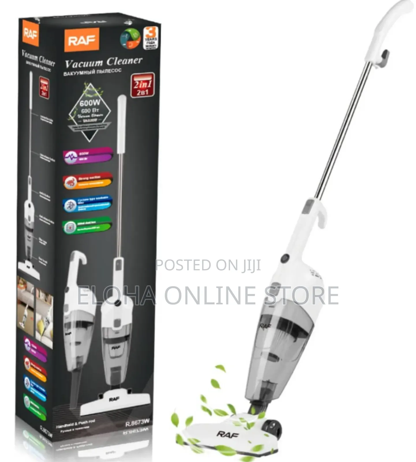 Raf R.8673w 2-in-1 Vacuum Cleaner