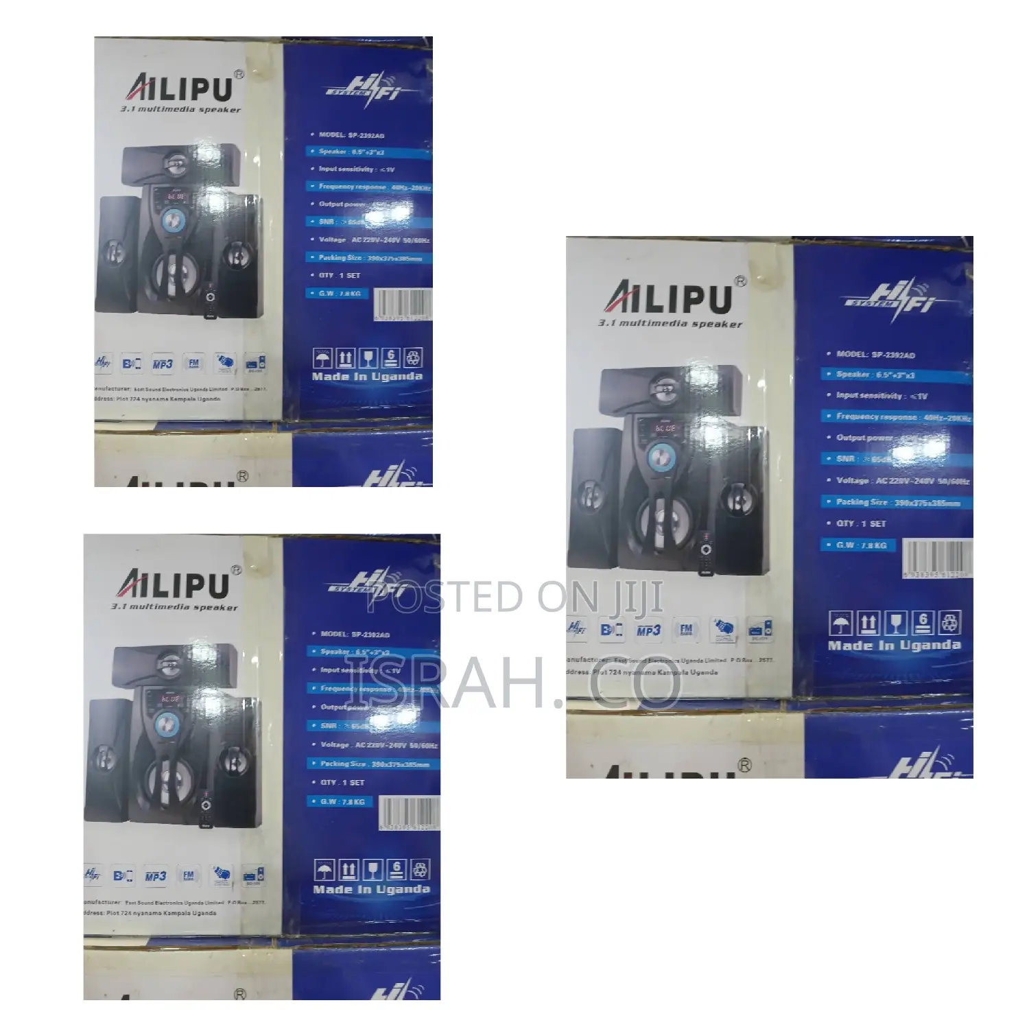 Ailipu 3.1 Bluetooth Multiplayer Strong Bass Subwoofer