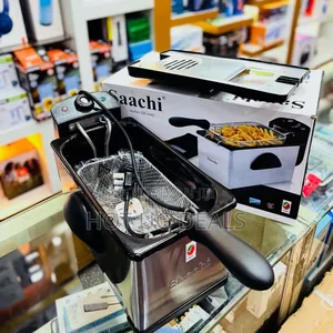 Saachi 3.0 Litres Electric Deep Fryer – Silver, Black