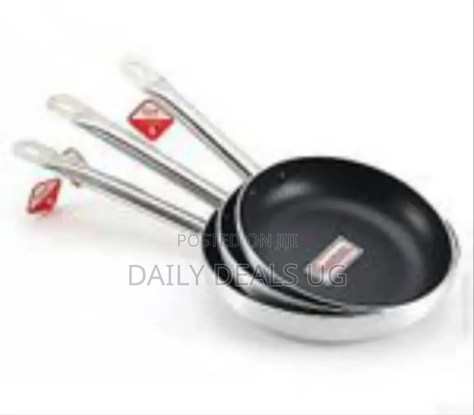 24cm Professional Commercial Non Stick Stainless Steel Frying Pan